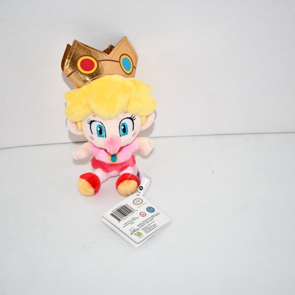 Little Buddy LB Super Mario All Star Collection 1249 Baby Peach Plush, 6" - Yell - Picture 1 of 3